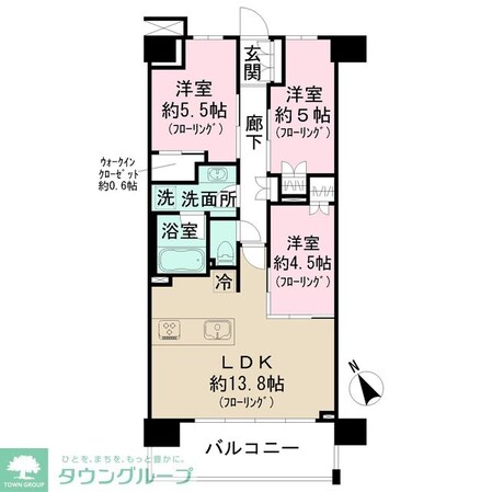 パークホームズ昭島中神の物件間取画像